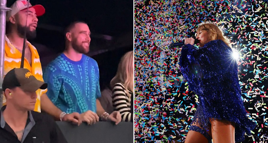 Travis Kelce and Taylor Swift at Sydney Eras Tour