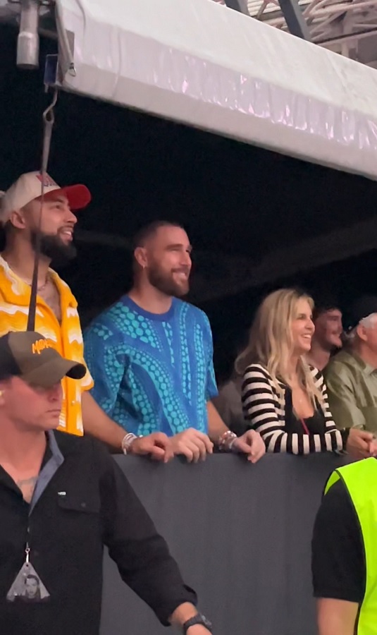 Travis Kelce was spotted today at #TSTheErasTour in Sydney