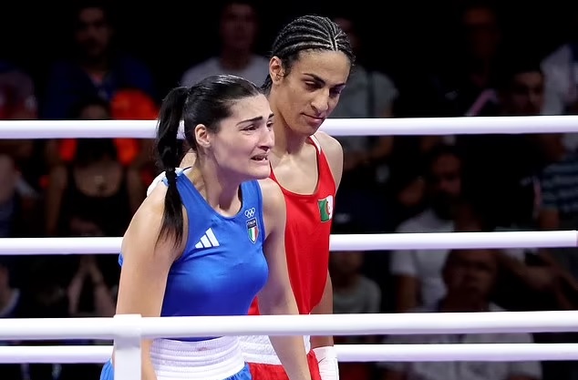 Carini said 'I quit to save my life' clash between the 25-year-old and her Algerian opponent