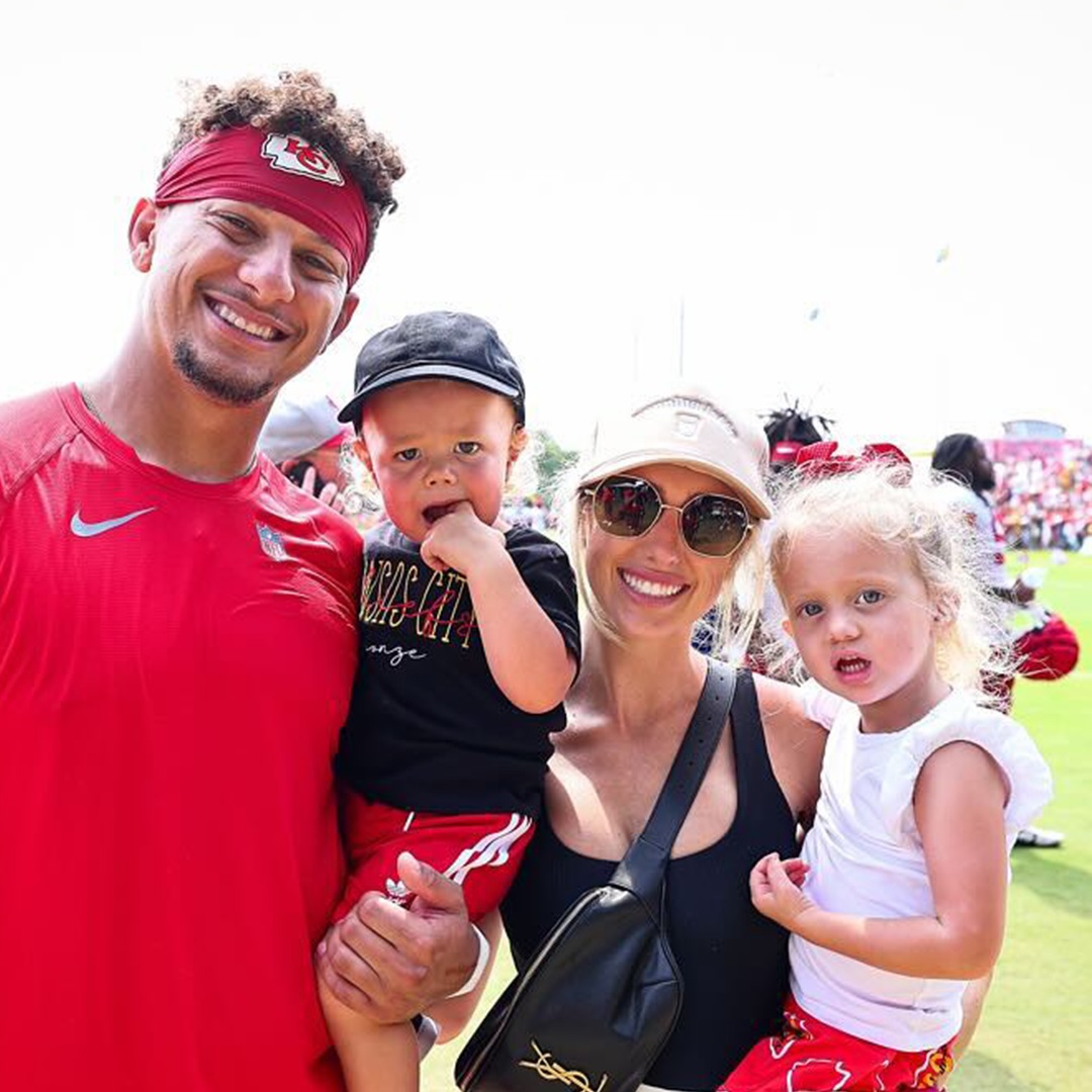 Patrick Mahomes and his Wife and Family