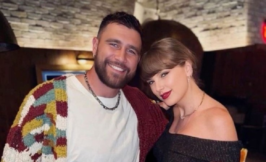 Travis Kelce and Taylor Swift together