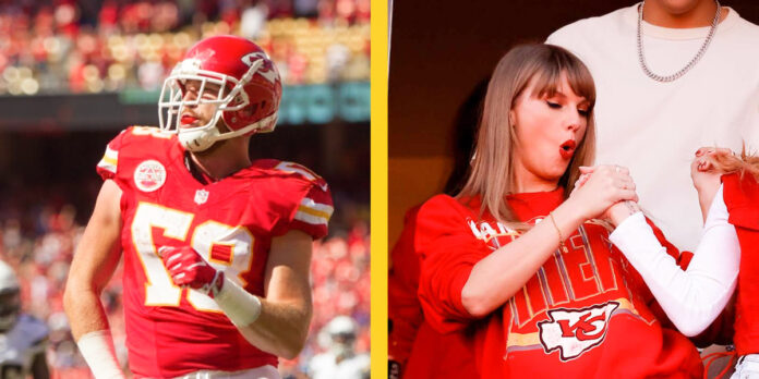 Taylor Swift and Travis Kelce Dancing