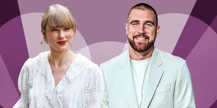 Taylor Swift and Travis Kelce looking good togther