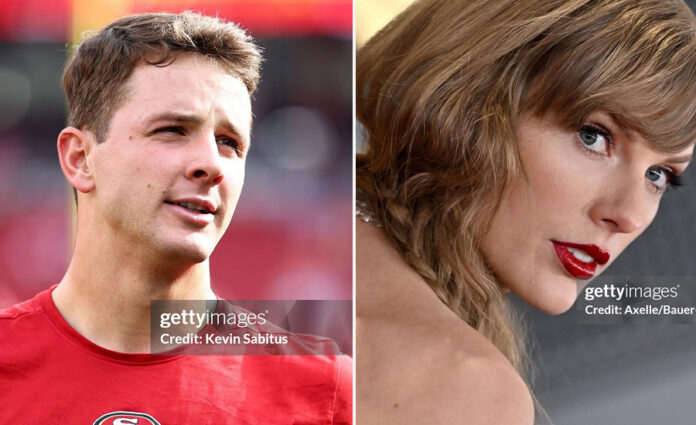 Brock Purdy and Taylor Swift