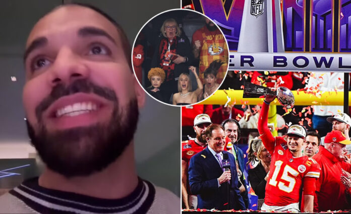 Drake Celebrating Chiefs Win