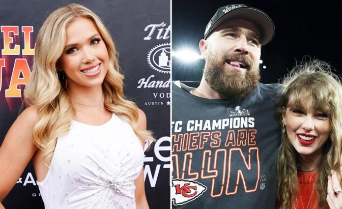 Gracie Hunt and Travis Kelce and Taylor Swift