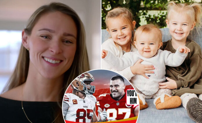 Kylie Kelce and daughters