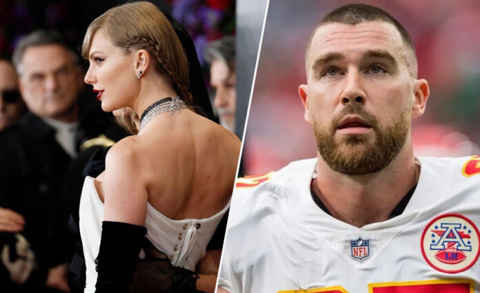 Taylor Swift at Grammys and Travis Kelce Surprised