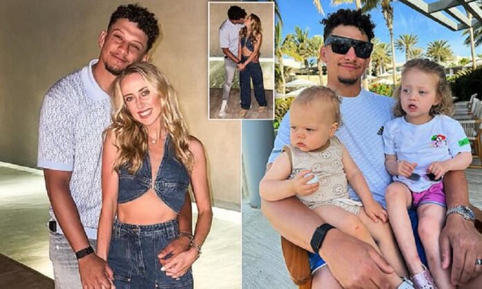 Brittany and Patrick Mahomes looked loved up as ever on Mexico holiday