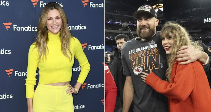 FOX NFL Reporter and Travis Kelce and Taylor Swift