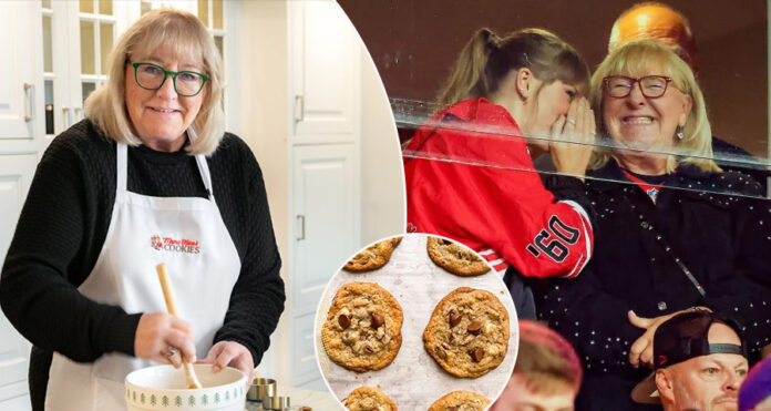 Mama Kelce making cookies