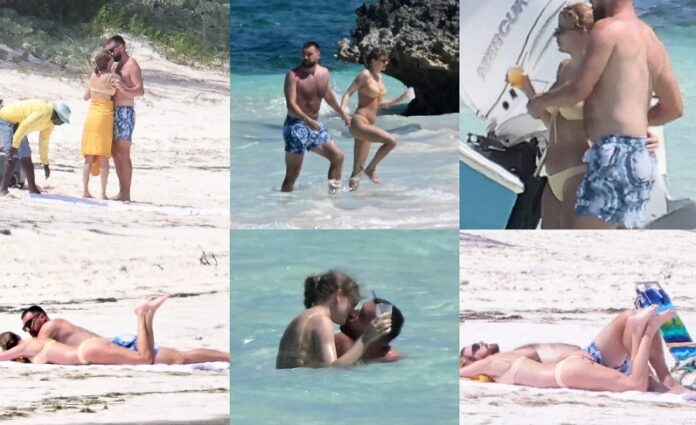 Travis Kelce and Taylor Swift Bahamas Pictures