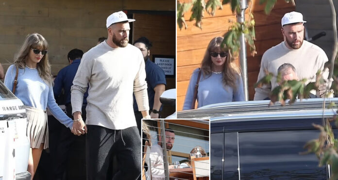 Travis Kelce and Taylor Swift on Lunch Date