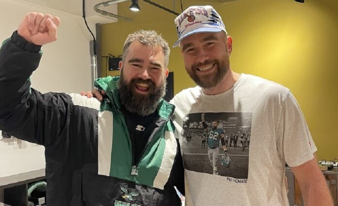Travis Kelce pay homage to brother Jason Kelce