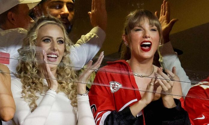 Brittany Mahomes and Taylor Swift