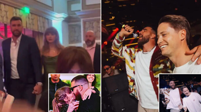 Travis Kelce goes clubbing in Vegas after attending Patrick Mahomes’ gala with ‘significant other’ Taylor Swift