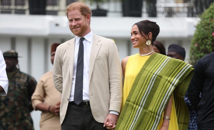 Photo of Prince Harry and Meghan Markle in Nigeria