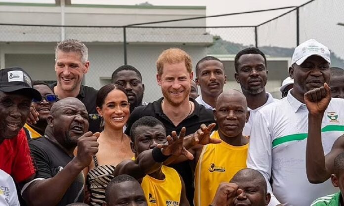 Photos of Prince Harry and Meghan Markle in Nigeria