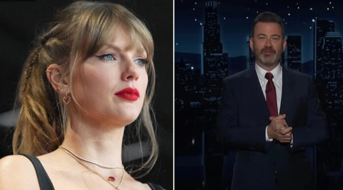 Taylor Swift and Jimmy Kimmel