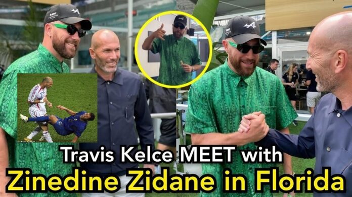 Travis Kelce met Zidane
