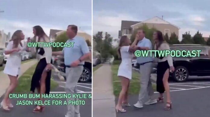 Kylie Kelce confronts rude fan