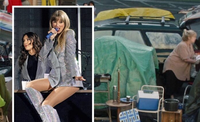 Homeless are sent out of the city because of Taylor Swift