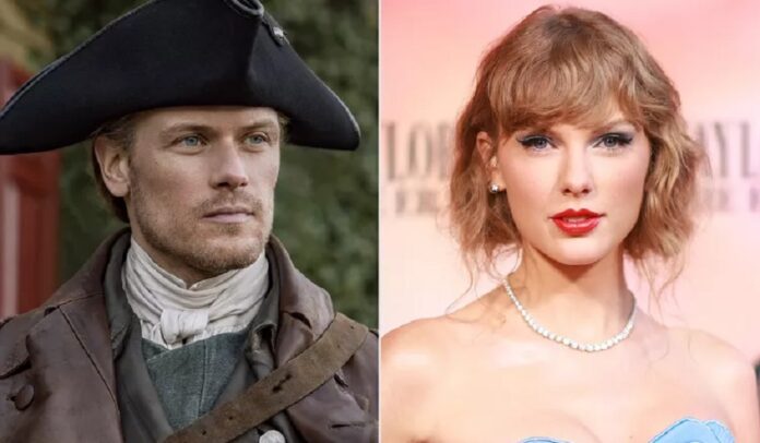 Sam Heughan and Taylor Swift