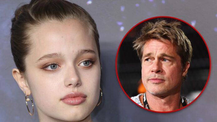 Brad Pitt and his Daughter Shiloh