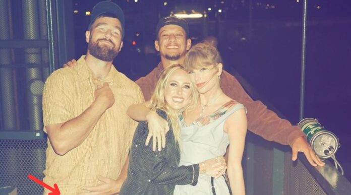 In new Taylor Swift photo, was Travis Kelce hinting at Taylor Swift's pregnancy