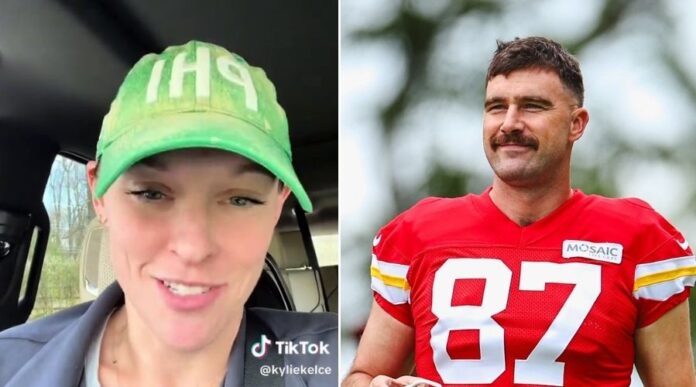 Kylie Kelce and Travis Kelce