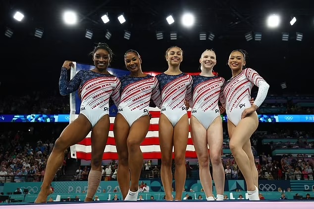 Simone Biles and her Team