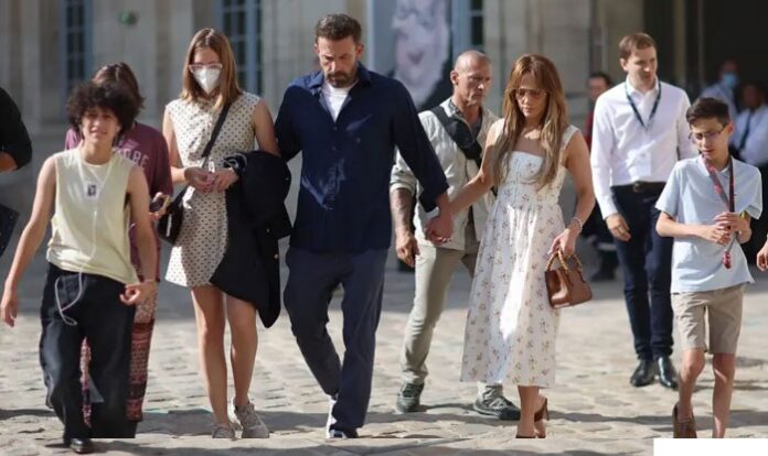 Ben Affleck and Jennifer Lopez and their Kids