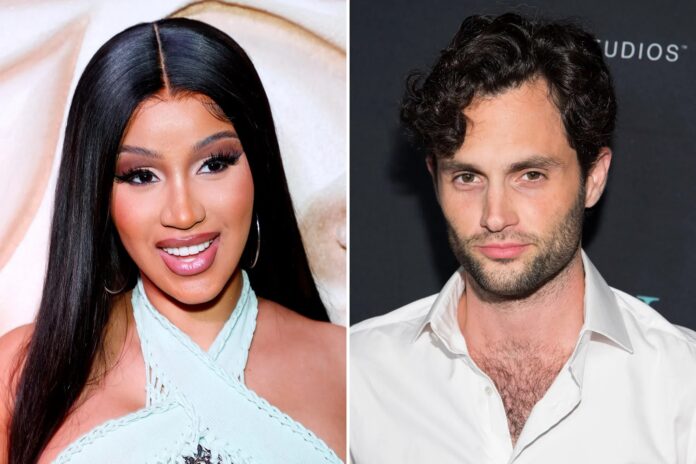 Cardi B and Penn Badgley