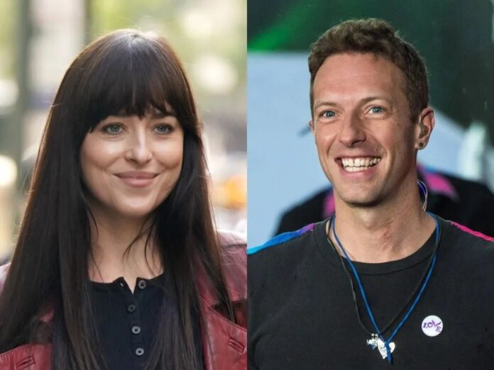 Dakota Johnson and Chris Martin