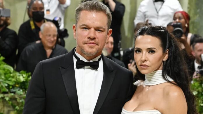 Matt Damon and Wife Luciana