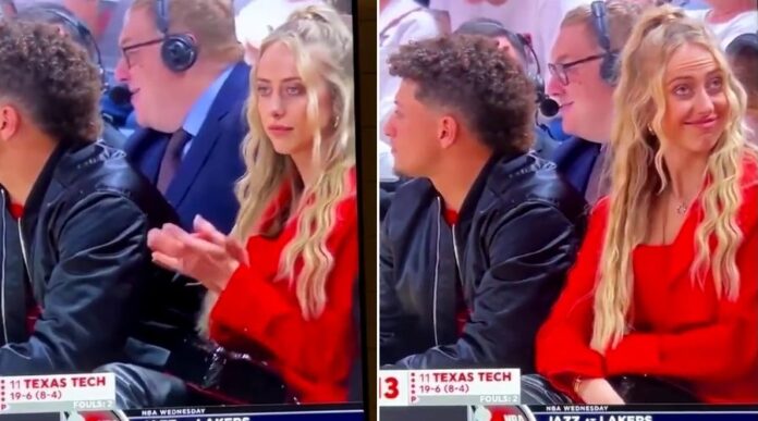 Patrick and Brittany Mahomes at Texas Tech Game