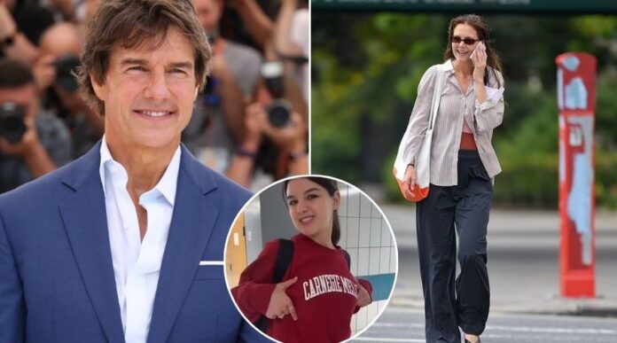 Tom Cruise and Katie Holmes and their daughter Suri