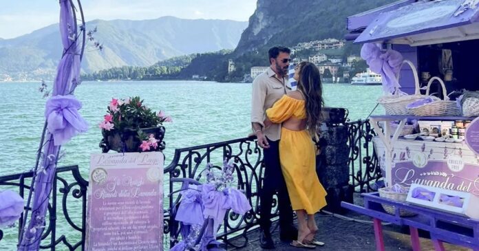 ben affleck and jennifer lopez at lake como