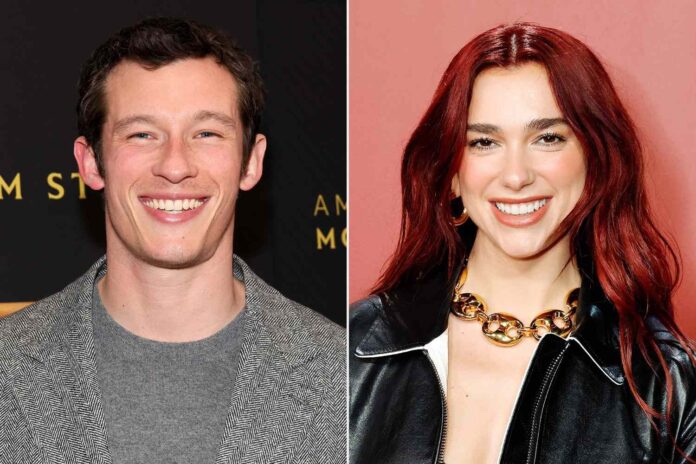 Dua Lipa and Callum Turner