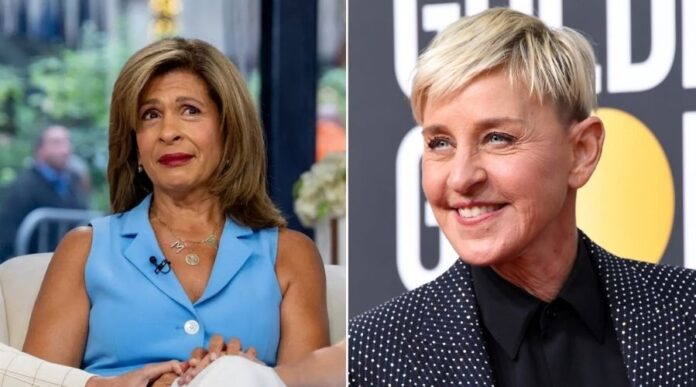 Hoda Kotb and Ellen DeGeneres