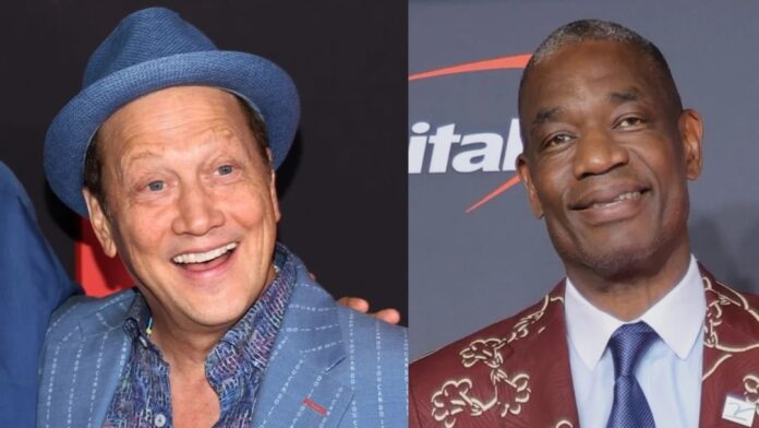 Rob Schneider and Dikembe Mutombo