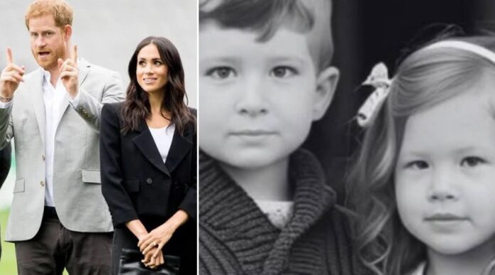 Prince Harry and Meghan Markle shares photos of their kids