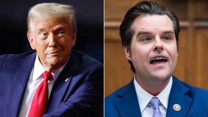 Matt Gaetz and Trump