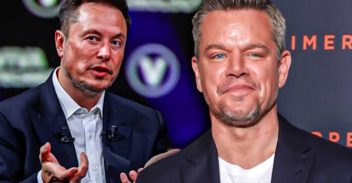 Matt Damon and Elon Musk