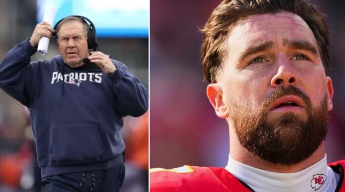 Bill Belichick and Travis Kelce