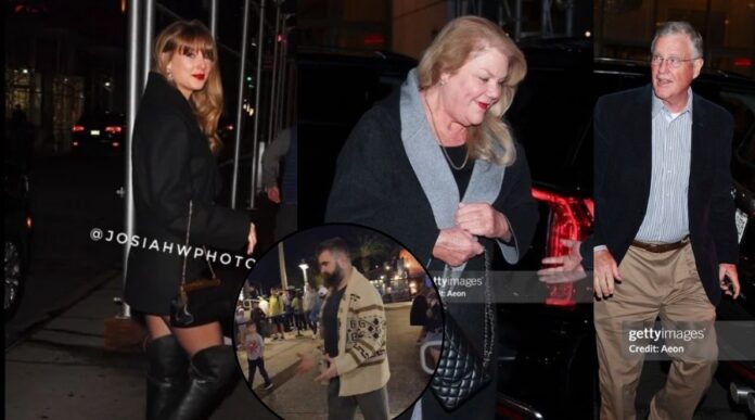 Taylor Swift dines with BFF Ashley Avignone, her parents in NYC ahead of Travis Kelce’s playoffs game