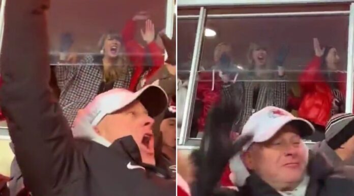 Taylor Swift at the Chiefs vs Texans game