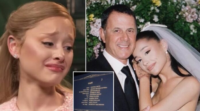 Ariana Grande Shares Dad's Emotional Reaction to Using His Last Name in Wicked Credits