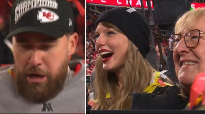 Watch Taylor Swift's Hilarious Reaction to Travis Kelce Singing 