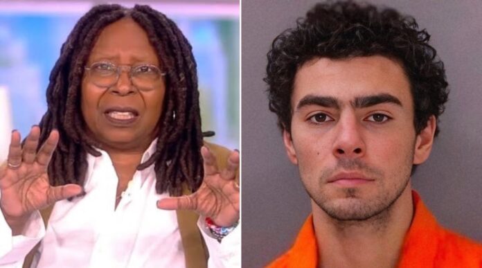 Whoopi Goldberg and Luigi Mangione